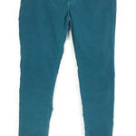 AG Adriano Goldschmied Corduroy Pants Teal 124 Skinny Boho Photo 0