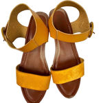 MIA Women's Slingback Wedge Sandals Yellow Tan Size 10 Casual Summer Photo 1