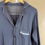 Victoria's Secret Vintage Victoria’s Secret Large Long Sleeve Longline Collared Nightgown Preppy Photo 5