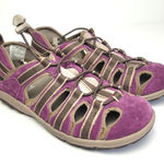 DULUTH PURPLE SUEDE LEATHER BUNGEE ADJUSTABLE OPEN WATER HIKING OUTDOOR SHOES Pink Size 6.5 Photo 0