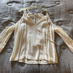 Abercrombie & Fitch Abercrombie Top Off-The-Shoulder Long Sleeve Photo 0