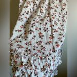 Skylar + Madison White Floral Smocked Top Sleeveless Mini Dress #S Photo 8
