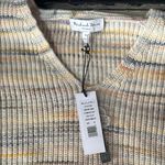 Michael Stars  Cream Gray Cozy Sweater Button Detail v-neck neutral Photo 4