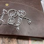 Handmade Vibrant Floral Cabochon Pendant Necklace – Stainless Steel Chain Photo 6