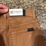 7 For All Mankind NWT High Waist Ankle Skinny Pants Brown Size 26 Photo 2