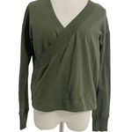 Sweaty Betty  Size Small  Long Sleeve Shirt Faux Wrap Photo 0