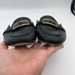 Tory Burch Women's Georgie Backless Loafers Black Leather Size 7.5 M Photo 3