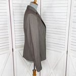 Ann Taylor  Wool Blend Blazer Jacket Taupe Brown Size 6 Photo 2