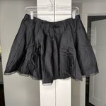 J.Crew NWT  Pleated Tie-waist Mini Skirt Black Photo 1