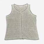 Caslon  Heathered Grey Sheer Sleeveless Top Photo 0