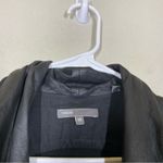 Vince Leather Drape Open Front Jacket Size XS Photo 6