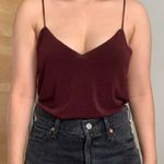 Brandy Melville Maroon Tank Top Photo 2