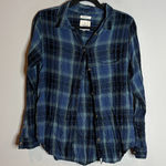 American Eagle  plaid Boyfriend Fit button down shirt Photo 0