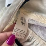 Free People   V-Neck Long Sleeve Cropped Top Beige Size XS Photo 3