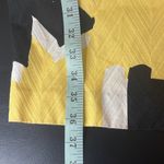 Chetta B  Sunhee Women's Sheath Dress Midi Geometric Cap Sleeve Yellow‎ Size 2 Photo 10