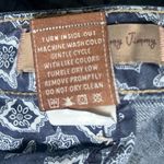 Paige Maternity Adjustable Waist Straight Leg Dark Distressed Denim Blue Jean 31 Photo 5