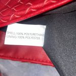 Red Woven Lulu Dharma Bucket Bag Purse & Dust Bag Photo 12