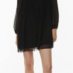 Aritzia Wilfred Pleated Chiffon Daydreamer Mini Dress Sz M Photo 0