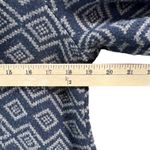 For Cynthia  Hooded Jacket Womens S Blue Wool Blend Geometric Coat Boho Folklore Photo 7