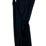 Everlane The Japanese GoWeave Wrap Midi Dress Sz 8 Black Photo 4