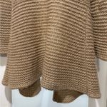 Deane & White Brown Knit Open Cardigan Sweater Size M Bell Sleeves Cozy Boho Tan Size M Photo 6