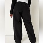 PINK - Victoria's Secret  Parachute Cargo Pants in Black XL Photo 2
