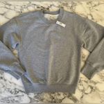 Madewell NWT The McCarren Midweight Crewneck Sweatshirt Hthr Gym Class Grey XXS Photo 6