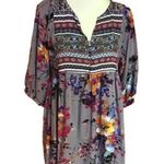 Umgee  Hippie Chic Bright Floral Tunic Photo 0