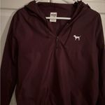 PINK - Victoria's Secret Victoria secret pink‎ purple windbreaker hoodie Photo 0