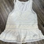 American Eagle White Lace Tank Top Photo 0