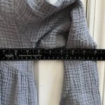 ZARA  Gauzy Pocket Button Down Babydoll Tunic Mini Dress Size Medium Photo 13