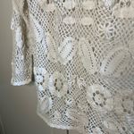 American Vintage Vintage Hand Knit Crochet Cottagecore Sweater Photo 7