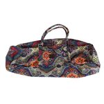 KINDFOLK Multicolor Paisley Canvas Tote Carry Yoga Mat Bag Brown Photo 5