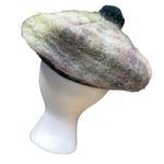 James Pringle Weavers Mohair Wool Beret Hat Scotland‎ Unisex Green Photo 1