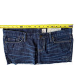 All Saints Spitalfields 10 Micro‎ Mini Denim Jean Skirt Frayed Short Y2K Photo 8