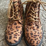 Billabong  Leopard Print Lace and Zip Booties Photo 10