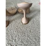 Tony Bianco New  saffron Nude color transparent vinyl sandals size 5.5 Photo 3