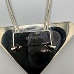 Prada  Triangle Silver‎ Tone Key Ring Chain Replacement Lock Bag Charm Photo 3