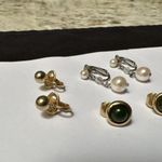 Lot Of 3 Clip On Non Pierced Earrings 2 Signed Avon Photo 7