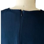 White House | Black Market  Women's Blue Sequin Sleeveless Blouse Top WHBM Photo 3