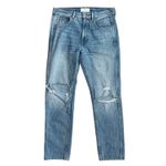 SLVRLAKE Virginia Slim Distressed Jeans in Crossroads Size‎ 29 Blue Photo 5