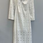 En Crême En Creme Long Sleeve Lace White Maxi Dress - Large - NWT Photo 0