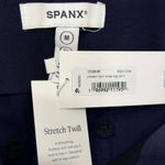 Spanx Stretch Twill Wide Leg Crop Pants Lapis Blue Size Medium 20989R Pull-on Photo 8