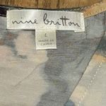 Nine Britton  Women's Floral V Neck Sleeveless Top Size L Photo 1