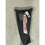 Adidas XL Women Elastic Waist Drawstring Knit Jogger Cropped Track NC State Photo 1