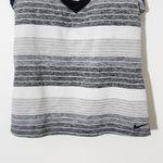  Black and Gray Stripe Athletic Tank Top Size Small Nike Striped Tank Photo 1