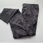 Lole  Athletic Performance Yoga Running Angle Length Leggings Black Pink Small Photo 2