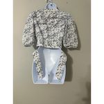 Cleobella REVOLVE Floral Tie Front Top Puff Sleeve V Neck Ruffle Trim SIZE S Photo 6