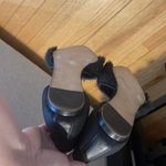 Jenni Kayne black fur d’orsay flats size 37 US 6.5 Photo 8