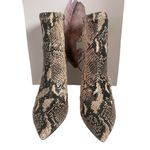 Jessica Simpson  Briyanne Women's 8.5 M Python Print Stretch Stiletto Ankle Boots Photo 5